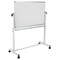 Emma and Oliver Double-Sided Mobile White Board Stand with Pen Tray